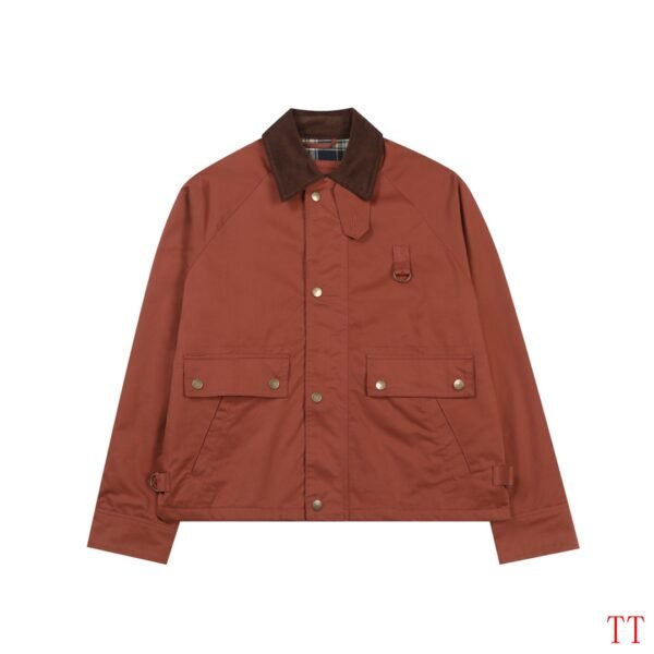 Ralph Lauren Barn Style Solid Color Single-Breasted Women's Short Casual Jacket - Image 6