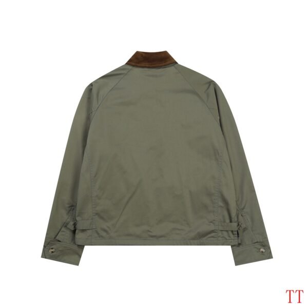 Ralph Lauren Barn Style Solid Color Single-Breasted Women's Short Casual Jacket - Image 3