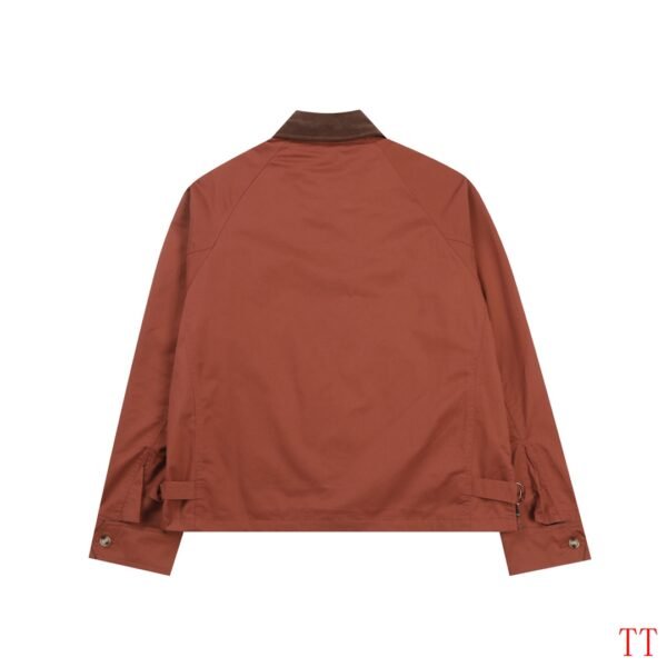 Ralph Lauren Barn Style Solid Color Single-Breasted Women's Short Casual Jacket - Image 5